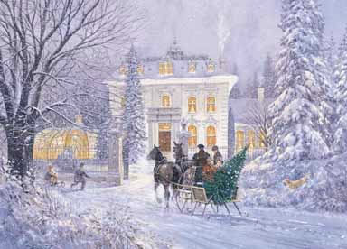 Snow Scene Christmas Cards 2021